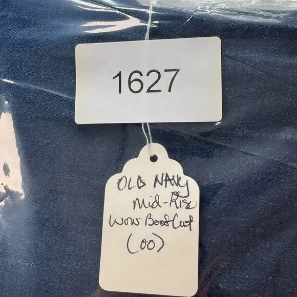 Bootcut Jeans Women  Old Navy 00 Dark Wash Stretch Denim Minimalist - Picture 10 of 10